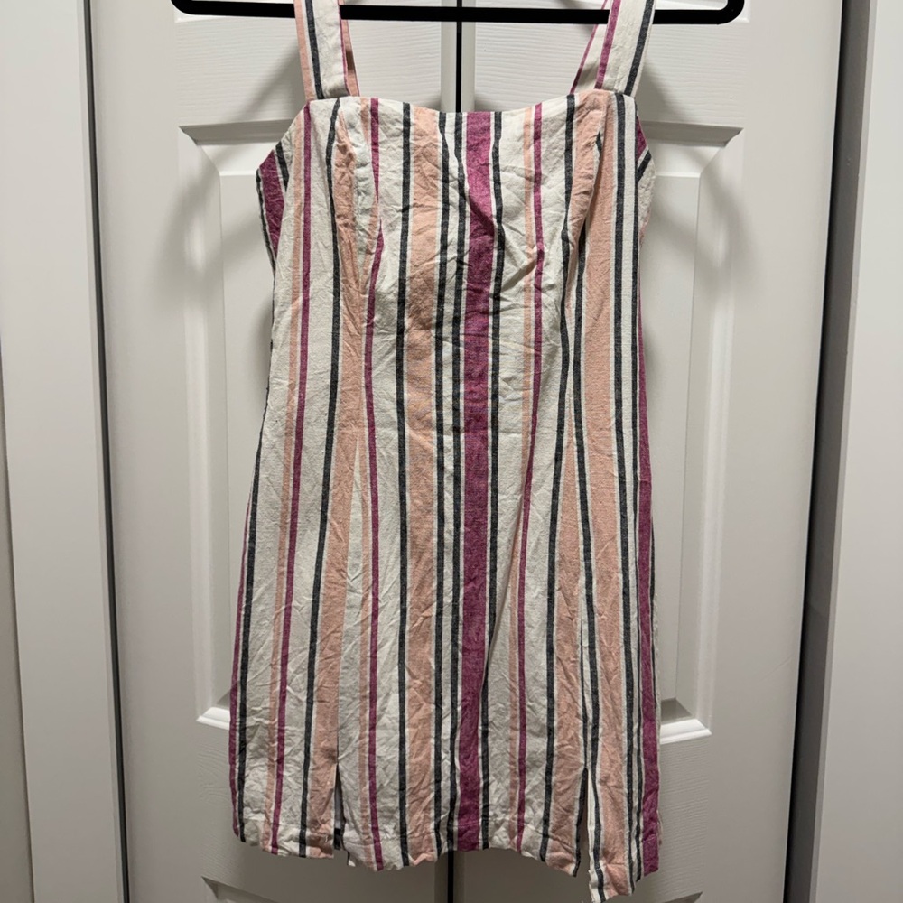 Forever 21 pink striped mini dress